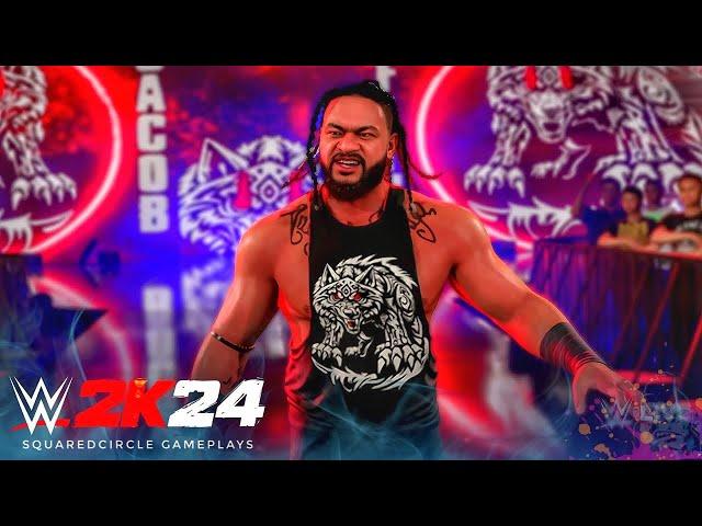 WWE 2K24 Jacob Fatu w/ Entrance Theme | New WWE 2K24 PC Mods