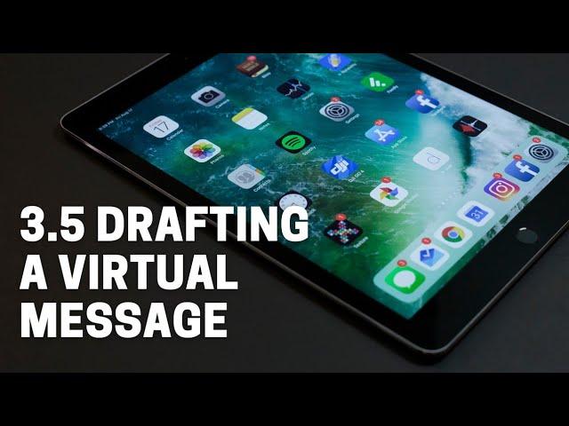 Drafting a Virtual Message | 3.5 | Writing Skills | Live Examples | Creative Explanation | in Hindi