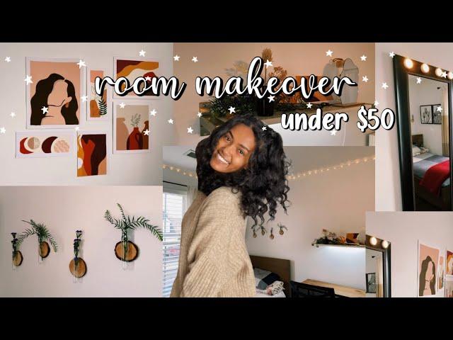 room makeover with a $50 budget