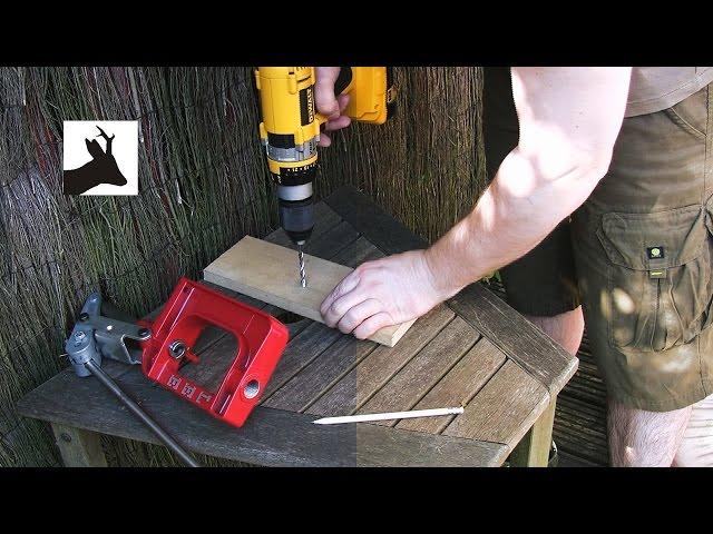 Attaching Lee loading press - portable reloading bench