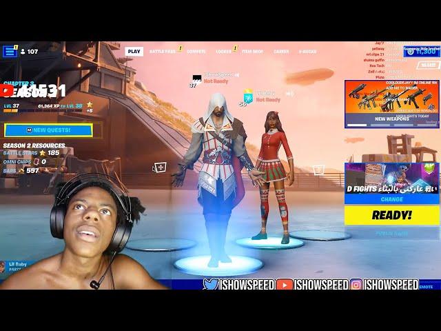 SPEED Wagers LIL BABY On Fortnite!!! #ishowspeed