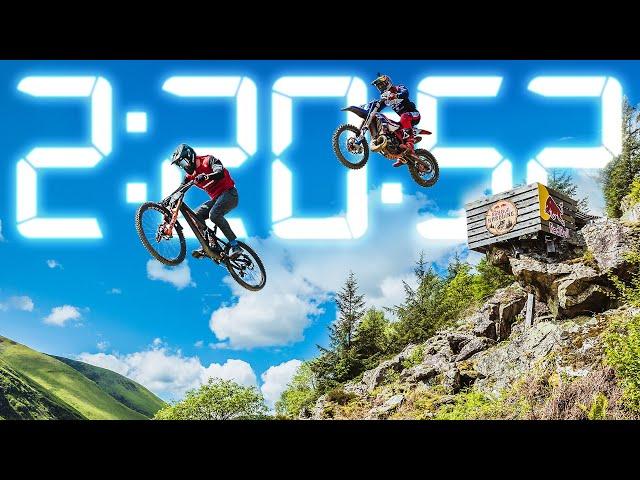 Bike vs Moto - Who's Faster? Red Bull Hardline