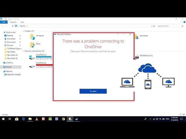 How to Fix There Was a Problem Connecting to OneDrive in Windows 10