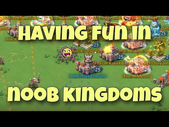 Lords Mobile - Trapping in weak kingdom. SOLO trap with 2m troops dont afraid of fury