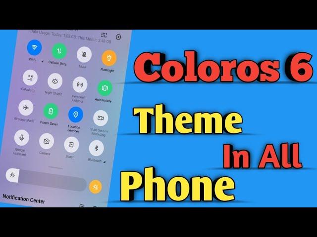 #Coloros 6 Theme In All Phone  #IndiantechbySanju