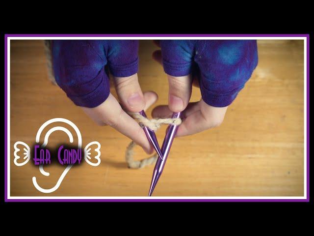 ASMR - Knitting - Metal Needles (No Talking)