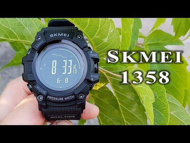 Skmei 1358 full review #141 barometer/altimeter/compass/thermometer/pedometer watch