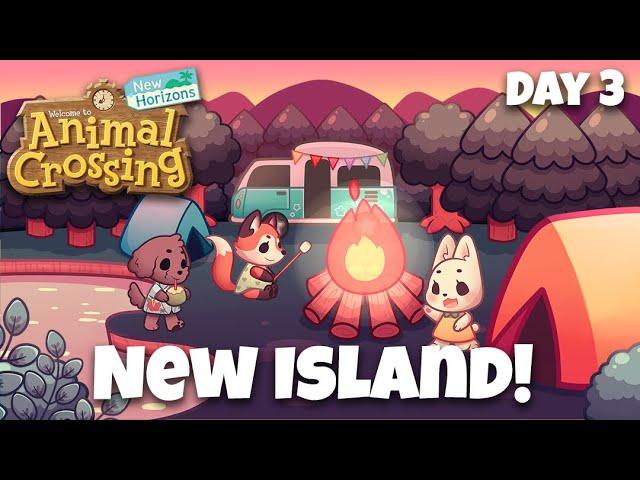  New Island - Day 3! Building Houses + Villager Hunt | Livestream | Animal Crossing: New Horizons