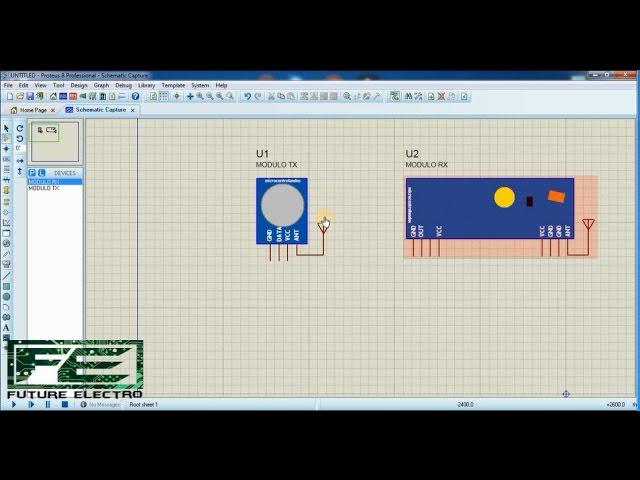 How to add RF MODULE Library in proteus