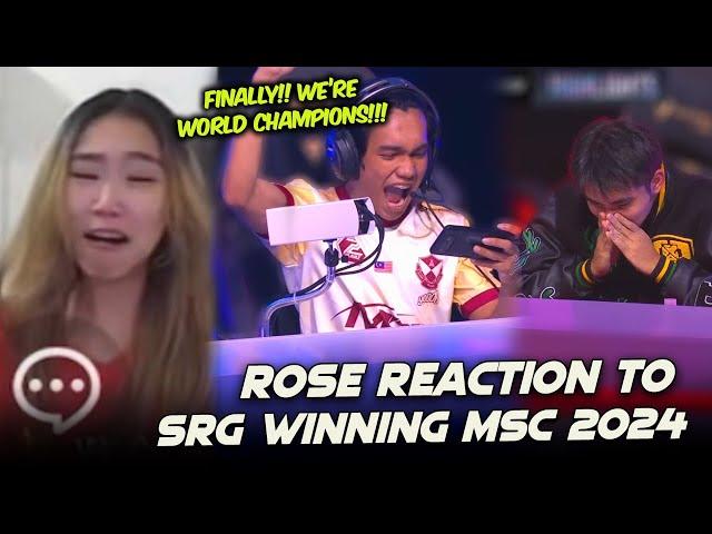 MY HOST ROSE CRYING SO HARD for SRG WINNING MSC 2024