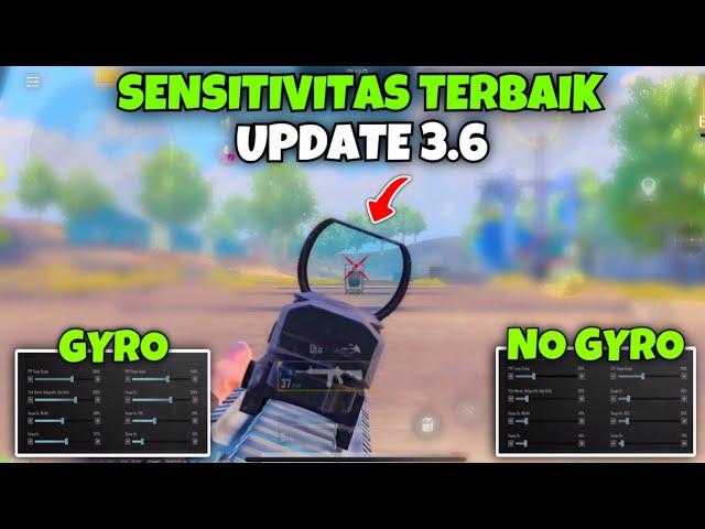 Sensitivitas Pubg Mobile Terbaik Untuk Gyro & No Gyro Cara Aim Lurus Pubg Mobile | PUBG MOBILE 3.6