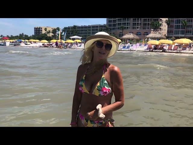 Carter Rent To own wife Diane in Ft  Myers Beach in bikini