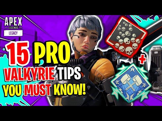 Apex Legends VALKYRIE GUIDE! - 15 PRO TIPS AND TRICKS To Help You Learn Valkyrie in Season 9!