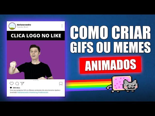 Como Criar GIFs ou Memes Animados - 100% Online e Gratuito! [Tutorial Completo]