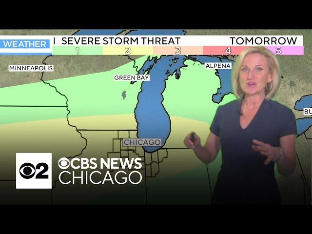 Severe storms possible for Tuesday in Chicago