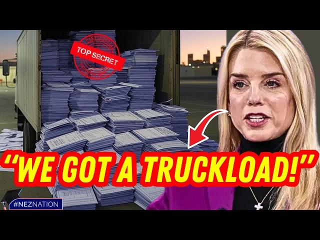 BREAKING: AG Pam Bondi says a "TRUCKLOAD" of Epstein Files ARRIVED!