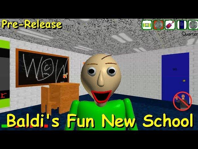 ENDING | Baldi's Fun New School Pre-Release (Baldi's basic custom map)