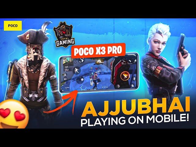 Ajjubhai Play Free Fire On POCO X3 Pro Most Powerful Gaming Phone - Garena Free Fire