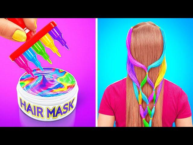 COOL HAIR BEAUTY TRENDS || Cool And Easy Hair Tricks For Girls by 123 GO! SERIES