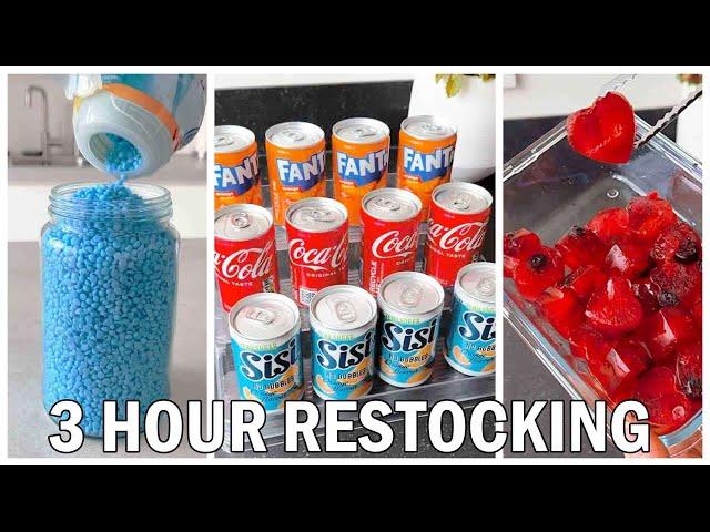 3 Hour Restocking ASMR Videos To Fall Asleep To | Cleaning/Organising/Restocking