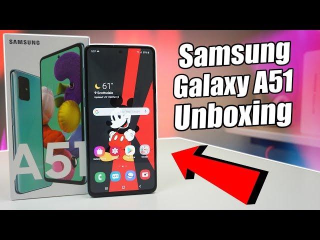 Samsung Galaxy A51 Unboxing & First Impressions!