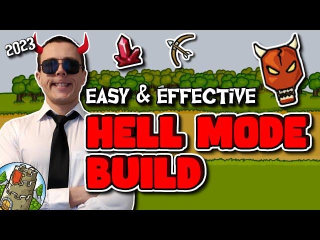 Grow Castle 2023 | Best Hell Mode Build | Town Archer Hell Mode Strategy