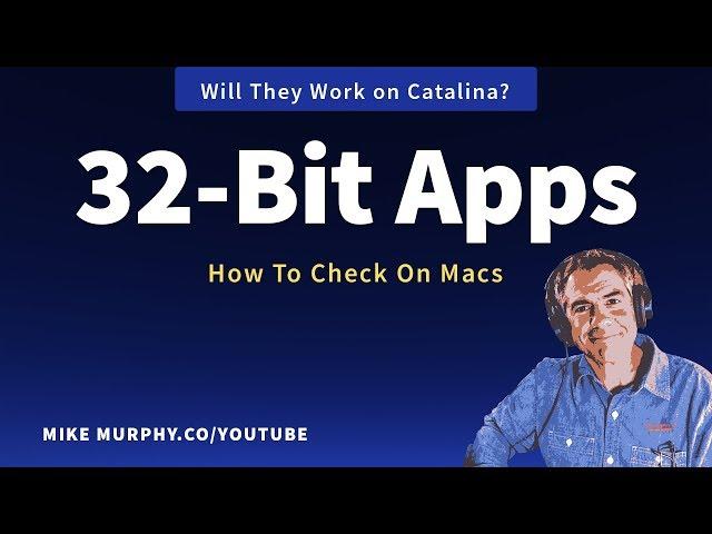 Macs: How To Check for 32-Bit Apps