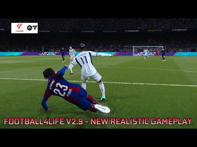 FOOTBALL4LIFE V2.9 - NEW REALISTIC GAMEPLAY - PES 2021 & FOOTBALL LIFE