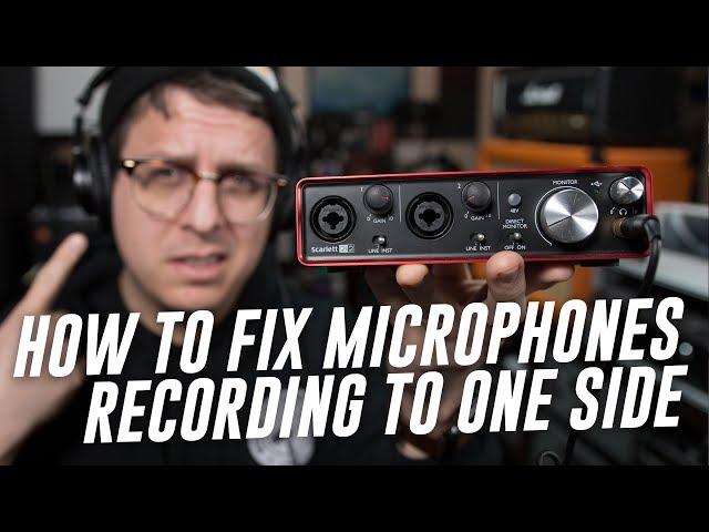 Microphone Only Recording Left Channel, Solution (FAQ Series)