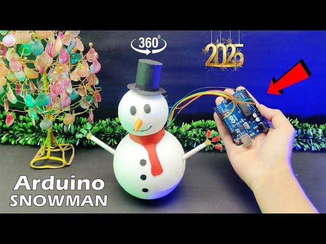 How To Make Arduino Snowman || Snowman|| School Project #arduino #electronicproject #arduinoproject