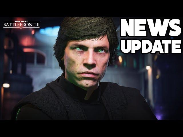 NEWS UPDATE: Luke BUFF, Non-Canon Hero Skins + Big Lightsaber Changes! Star Wars Battlefront 2