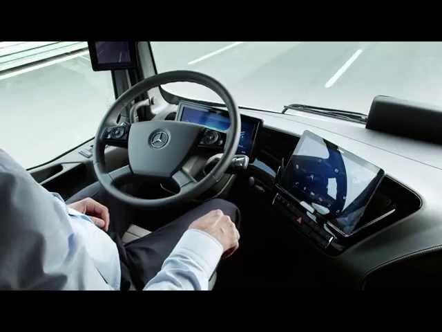 Future-Truck from Mercedes-Benz drives autonomously