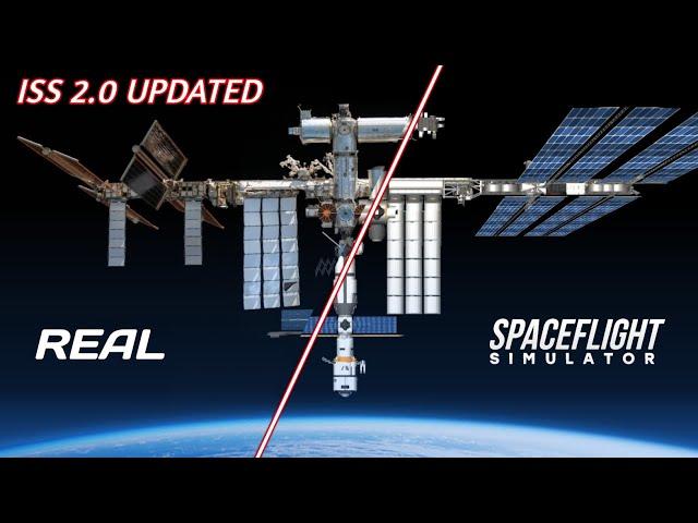 ISS Space Station 2.0 Realistic Update In Spaceflight Simulator