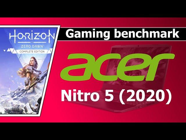 Horizon Zero Dawn - Acer Nitro 5 AN515-55 (2020) benchmark gameplay | GTX 1650 + i5-10300H |
