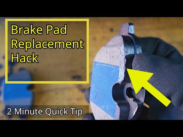 Try This Brake Pad Replacement Hack!!