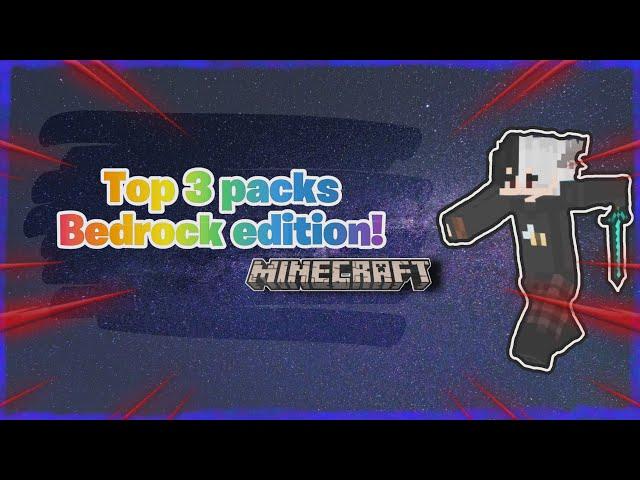 Top 3 BEST PvP packs that stand out! | Minecraft Bedrock Edition 