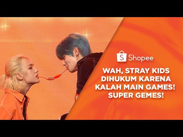 Wah, Stray Kids Dihukum karena Kalah Main Games! Super Gemes! (ENG Sub) | Shopee Online Fanmeet