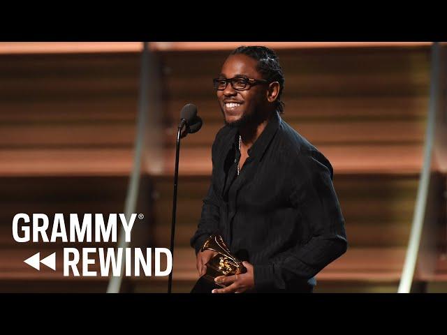 Watch Kendrick Lamar Win Best Rap Album For 'To Pimp a Butterfly' | GRAMMY Rewind