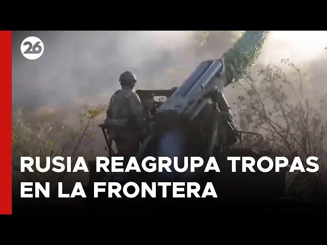 Rusia reagrupa tropas en la frontera