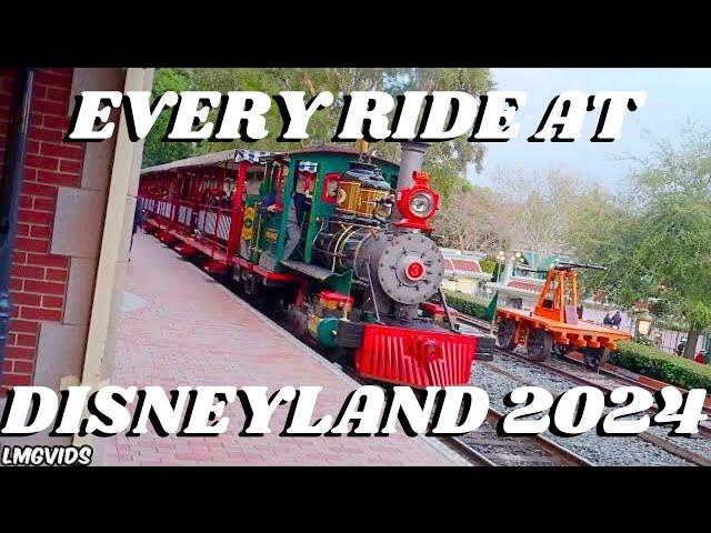 Every Ride at Disneyland | 2024 POVs | 4K 60FPS