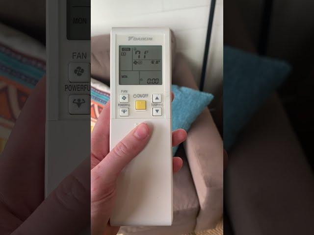 Daikin ac remote