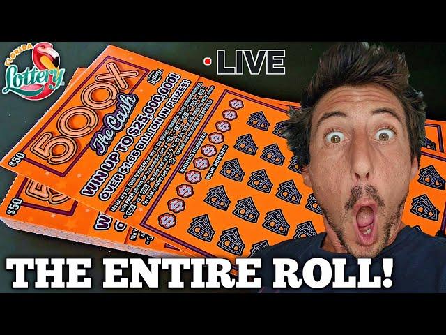 The Entire Roll of $50 Tickets | Scratch Life