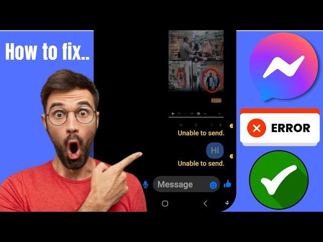 Fix Messenger Unable to send messages | Messenger not sending messages | Facebook Messenger Down