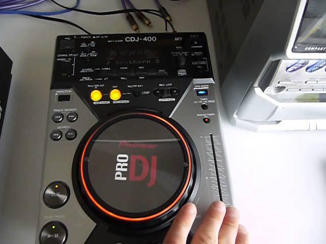 Pioneer CDJ-400 test (p-ricey)