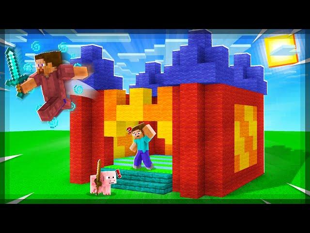  How to Build a Working Bouncy Castle in Minecraft | KindZombie