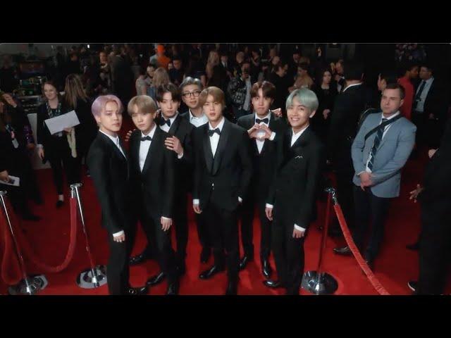 BTS - 2019 Grammy Awards - Red Carpet Compilation