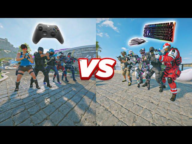 Can 5 Controller Champions Beat 5 PC Champions In Rainbow Six Siege?