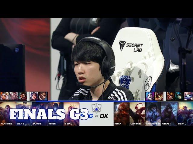 DK vs EDG - Game 3 | Grand Finals S11 LoL Worlds 2021 | DAMWON Kia vs Edward Gaming - G3 full game