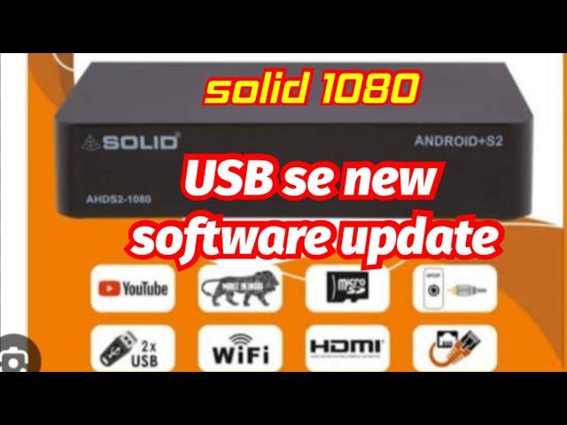 solid 1080 Android setup box new software 