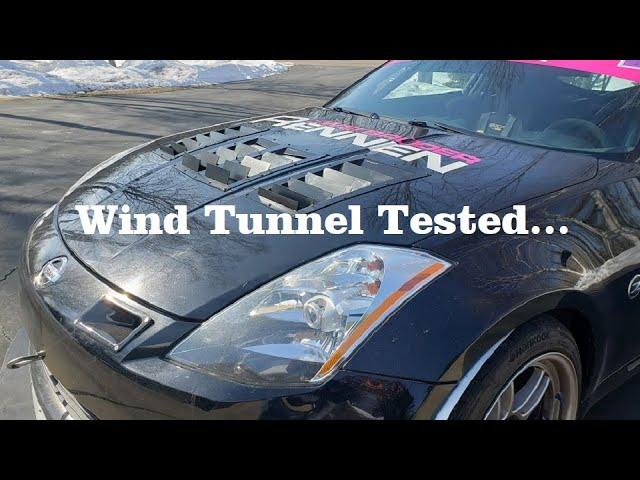 Race Louvers - Nissan 350Z Hood Vent Heat Extractor